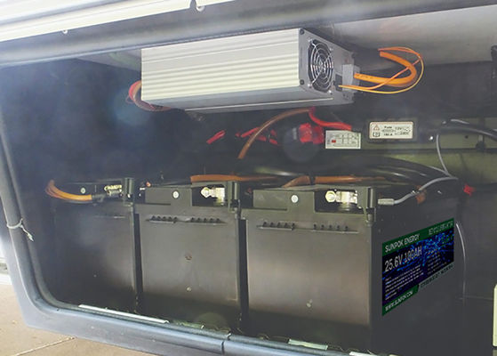 100Ah 25.6V Deep Cycle Lithium Battery For Solar Lifepo4 Prismatic Cells