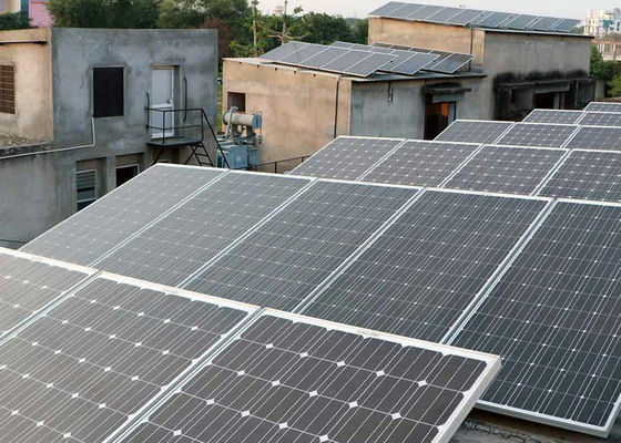 Black 450W 500W 550W Mono PV Panels Monocrystalline Solar Module