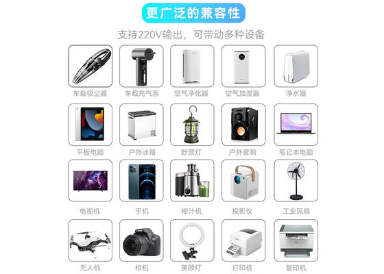 Dc Ac 500W 600w 1000W Lithium Battery Bank Portable Power Station Quick Charge Support