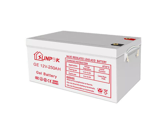 Off Grid Inverter 12V Gel Battery 100Ah Capacity 1600A Max Discharge 0.25 MΩ Resistance