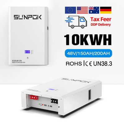 Model SP-48100-BG-NA Sodium Ion Battery With High Capacity Built - In BMS