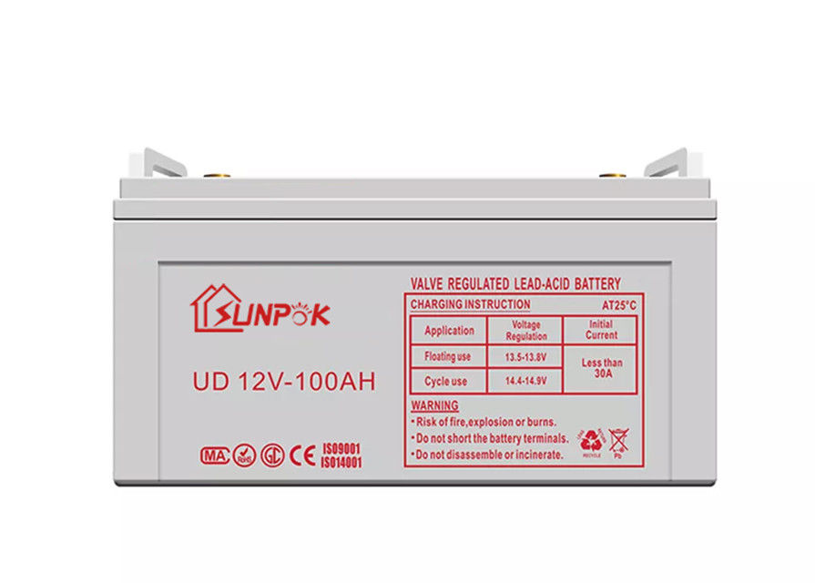 Akumulator żelowy 100ah 12 V Bezobsługowy akumulator kwasowo-ołowiowy do magazynowania energii