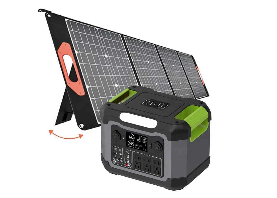 Outdoor Camping 1200W 500w Generator słoneczny Ładowanie słoneczne Przenośna elektrownia