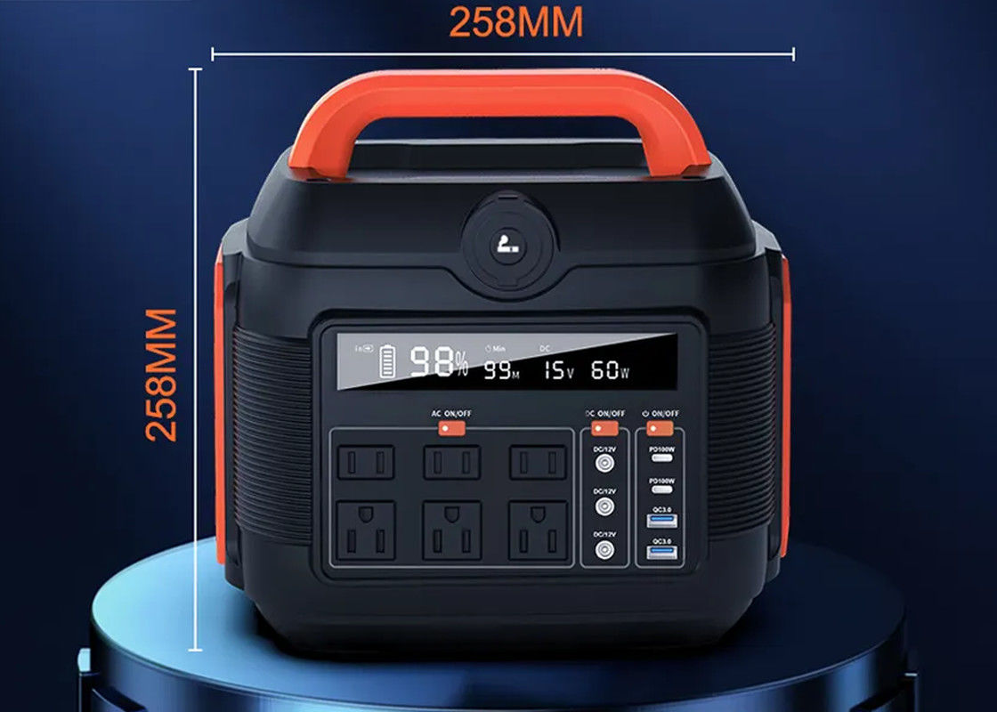 Przenośny zasilacz 600 W Outdoor 110 / 220 V Ac Outlet Akumulator Camping