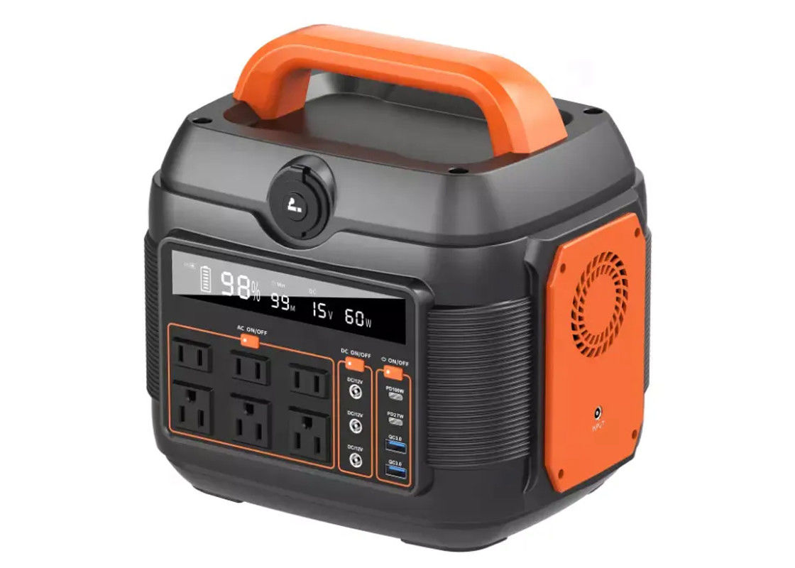 Generator energii słonecznej o mocy 600 W z wyjściem AC Dc Przenośna zewnętrzna moc kempingowa
