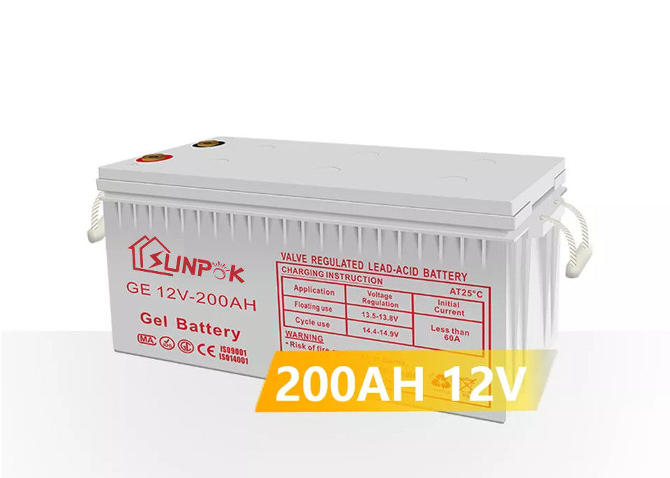 Akumulator żelowy 12V 50Ah 100Ah 150Ah: ciesz się optymalnym magazynowaniem energii słonecznej dzięki Sunpok