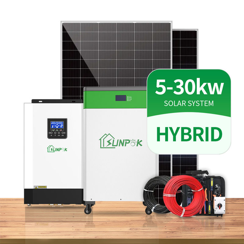 MPPT Solar Inverter Power System 3000W 5000W 8000W 10000W Hybrydowy falownik z baterią litowo-jonową