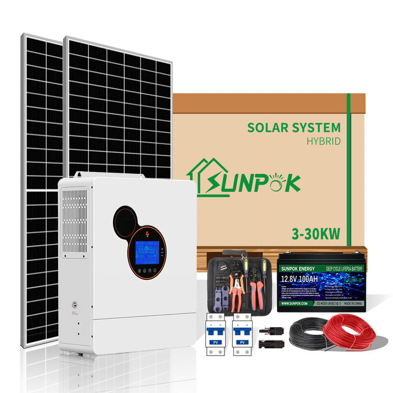 Sunpok domowe systemy energii słonecznej odnawialne źródła energii słonecznej 3KW 5KW 10KW energia słoneczna