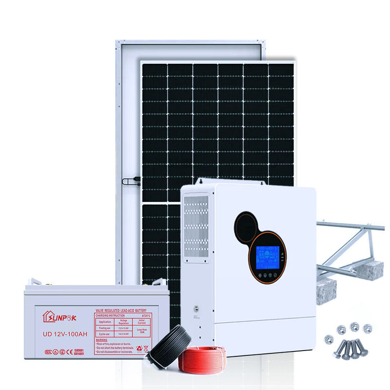 Sunpok 10kw 15kw 20kw off grid systemy energii słonecznej 10000w generator zasilany energią słoneczną