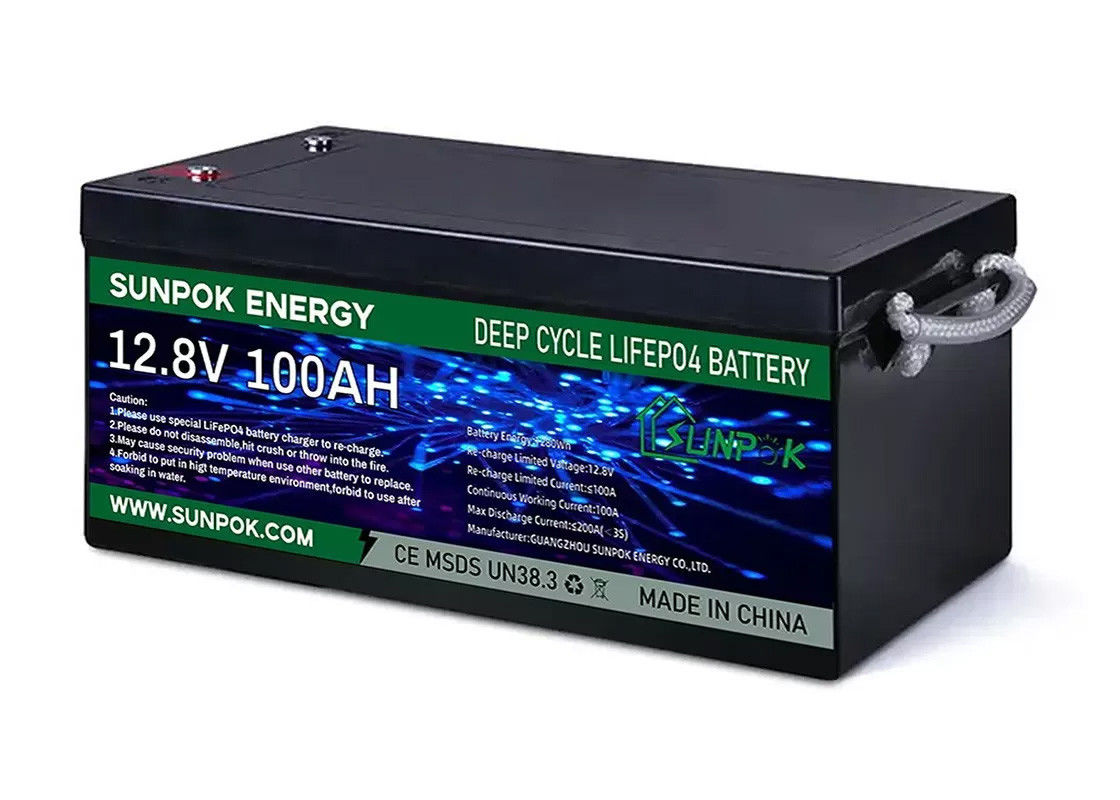 Lifepo4 12V 100Ah 200Ah 230Ah 280Ah 300Ah 460Ah bateria litowa 12V Lifepo4 akumulator do przechowywania energii słonecznej akumulator
