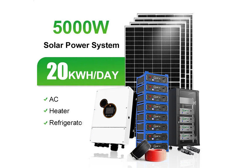 Płyty słoneczne z cienką warstwą 48V 200ah 10kwh 20kwh
