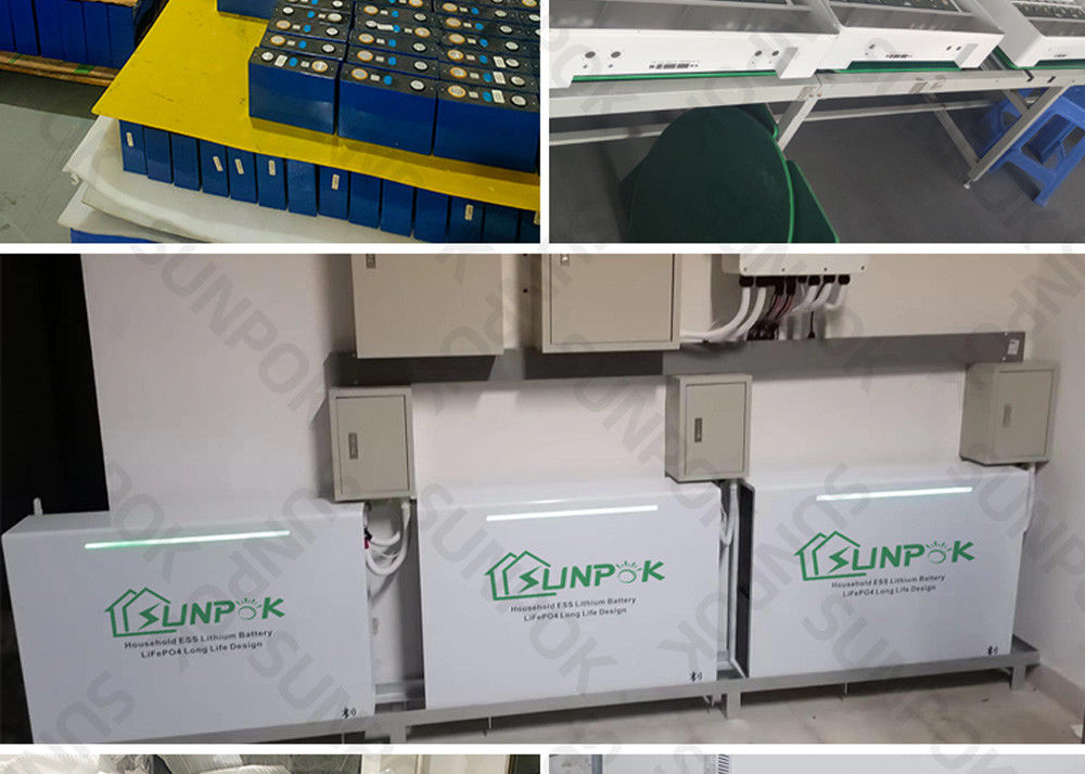 Systemy magazynowania energii w domu białym 48V 100Ah 200Ah 5kwh 10kwh 20kwh Li-ion Battery Bank