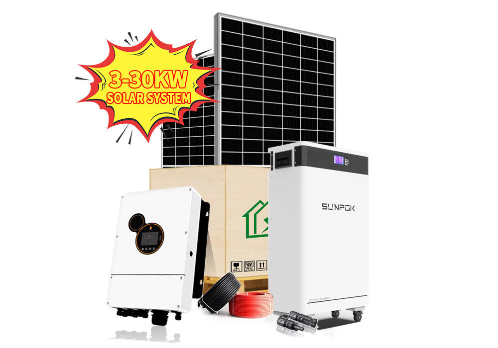 System słoneczny 6.2kw Kompletny 6.2KW 11KW Kompletny zestaw słoneczny System paneli słonecznych dla domu System energii słonecznej