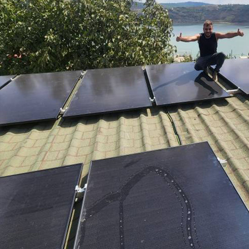 Duży panel słoneczny 540 Watt 550w Monokrystaliczny Panel słoneczny Cena dla domu podwójne szkło 108 komórek