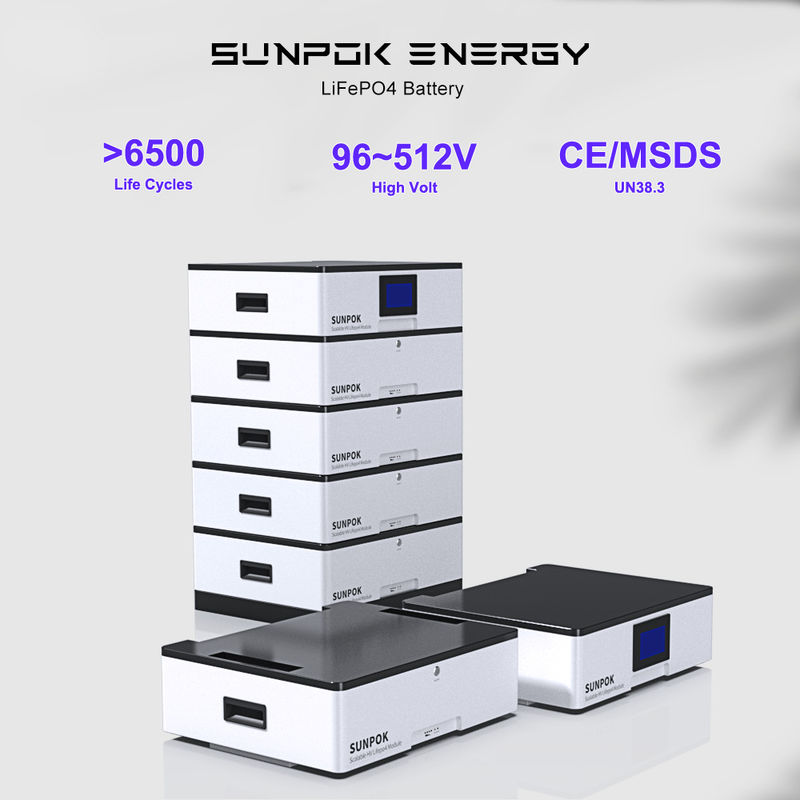 Układ słoneczny domowy modułowy 51.2v 200ah 10kwh 20kwh 30kwh akumulator do magazynowania energii