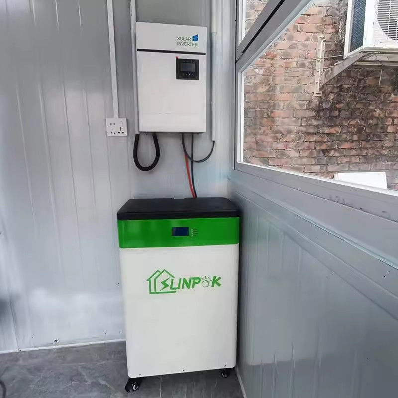 Głęboki cykl LiFePO4 Bateria litowo-jonowa 10kwh 48v 200ah Domek System energii słonecznej
