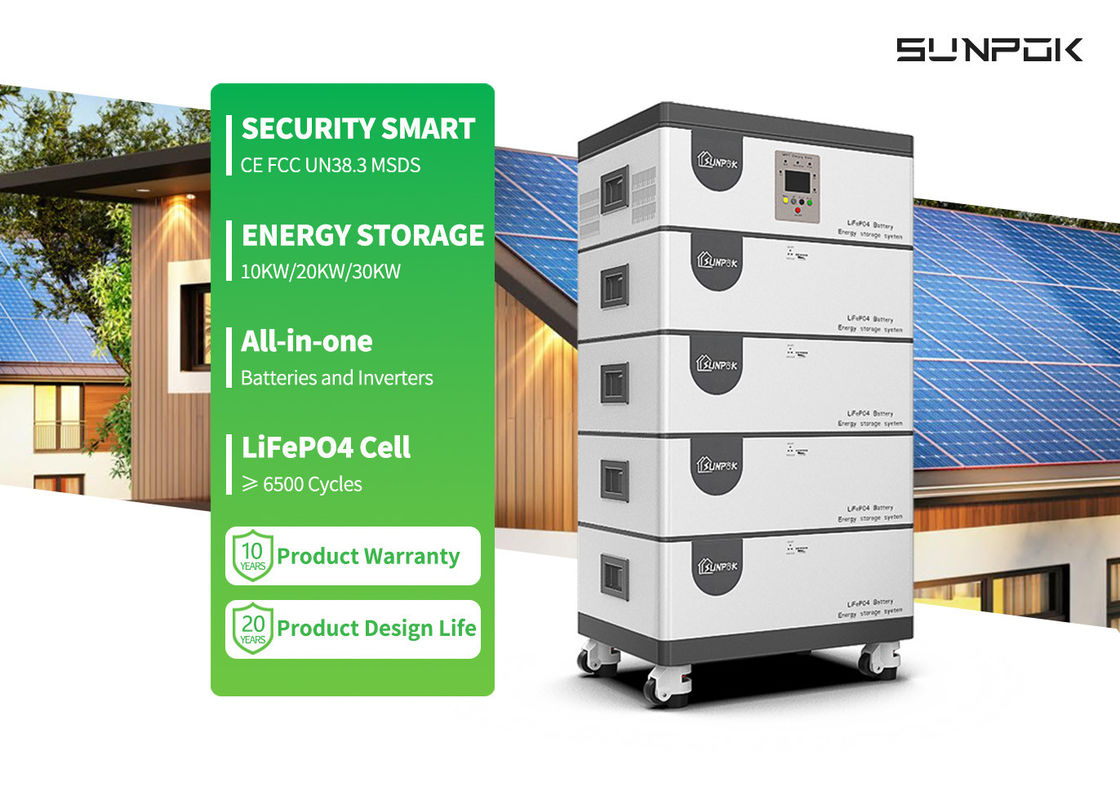 Wszystkie w jednym Inwerter i bateria litowa 10kw 15kw 20kwh 30kwh Wszystkie w jednym Ess