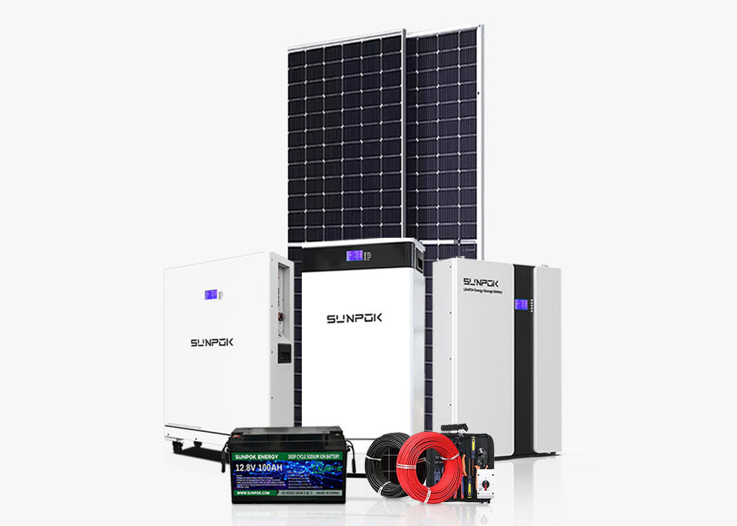10kw Offgrid System energii słonecznej Dom 5kw 20kw 30kw System magazynowania energii słonecznej