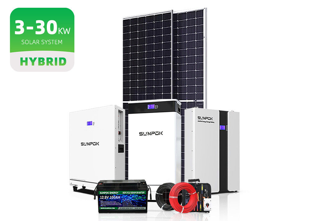 Hybrydowy system magazynowania energii słonecznej 5Kw 10Kw 20Kw 10Kva