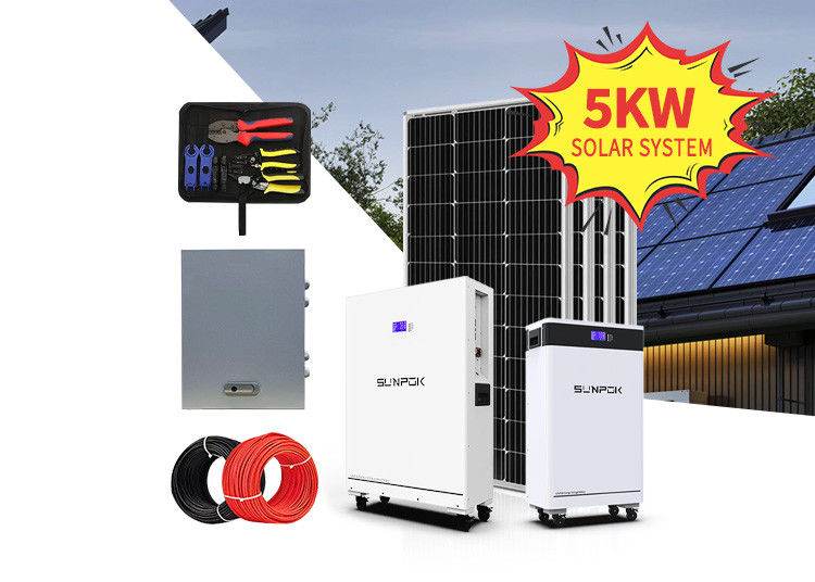 Układ słoneczny 8kw 10kw 12kw 15kw z akumulatorem litowym i inwerterem