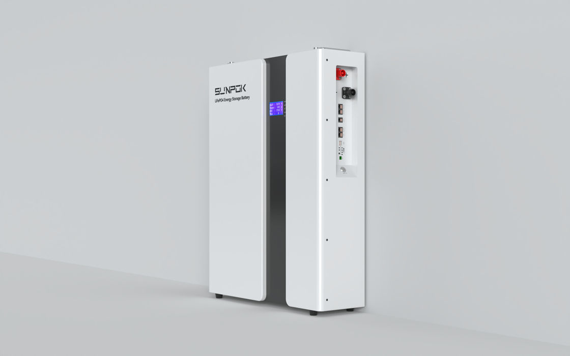 Sunpok USA magazyn 48V bateria litowo-jonowa 10KWH 51.2V 200Ah System słoneczny ściana