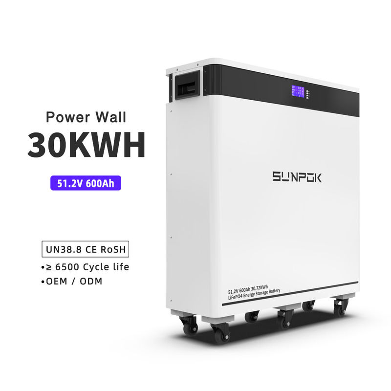 30Kwh Litowo-jonowe baterie Solaire Litowe Lifepo4 Bateria 48V 600Ah 10kw 15kw 30kw Bateria do domowego systemu słonecznego