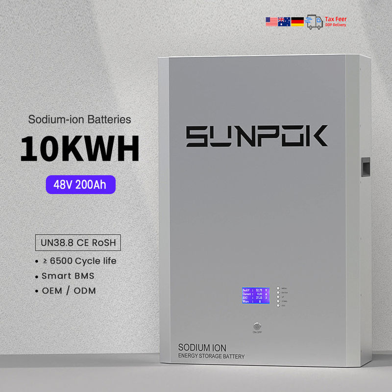 48V 10kwh Baterie sodowo-jonowe Baterie sodowo-jonowe Baterie magazynowe Baterie słoneczne Bank energii słonecznej