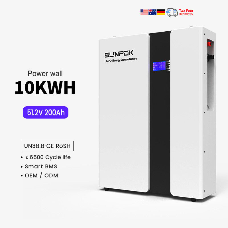 Lifepo4 Bateria 48V 51.2V 10KWH Bateria litowa 48V 200ah Bateria litowo-jonowa Solaire dla systemu słonecznego