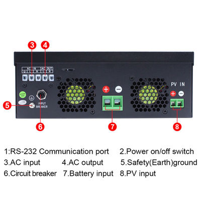 Sunpok Energy Inverter 5kw 8kw Solar Inverter Hybrid Off-grid Inverter With Wifi