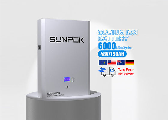 Sunpok Sodium Ion Battery 98% Charge / Discharge Efficiency 5-30 KWh Output Power Range