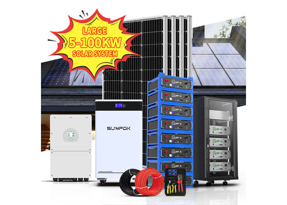 Off Grid On Grid And Hybrid Power System 3kw 5kw 10kw Solar Power System
