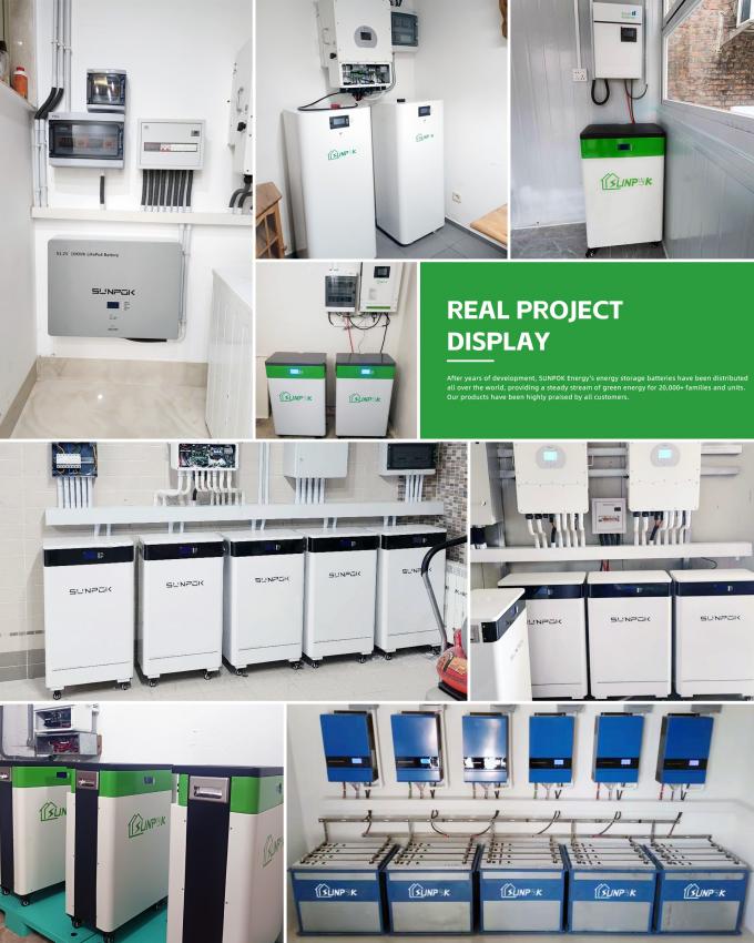 2025 Nowy 30KW 600Ah 51.2V 8000 cykli Pionowy ruchomy zestaw baterii LiFePO4 Komórka słoneczna do domu System magazynowania energii 7