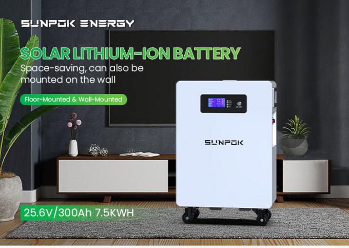 2025 Nowy projekt 7.5Kwh Bateria 24V 300 Bateria litowo-jonowa 300Ah Bateria litowa 300Ah Systemy magazynowania energii słonecznej 0